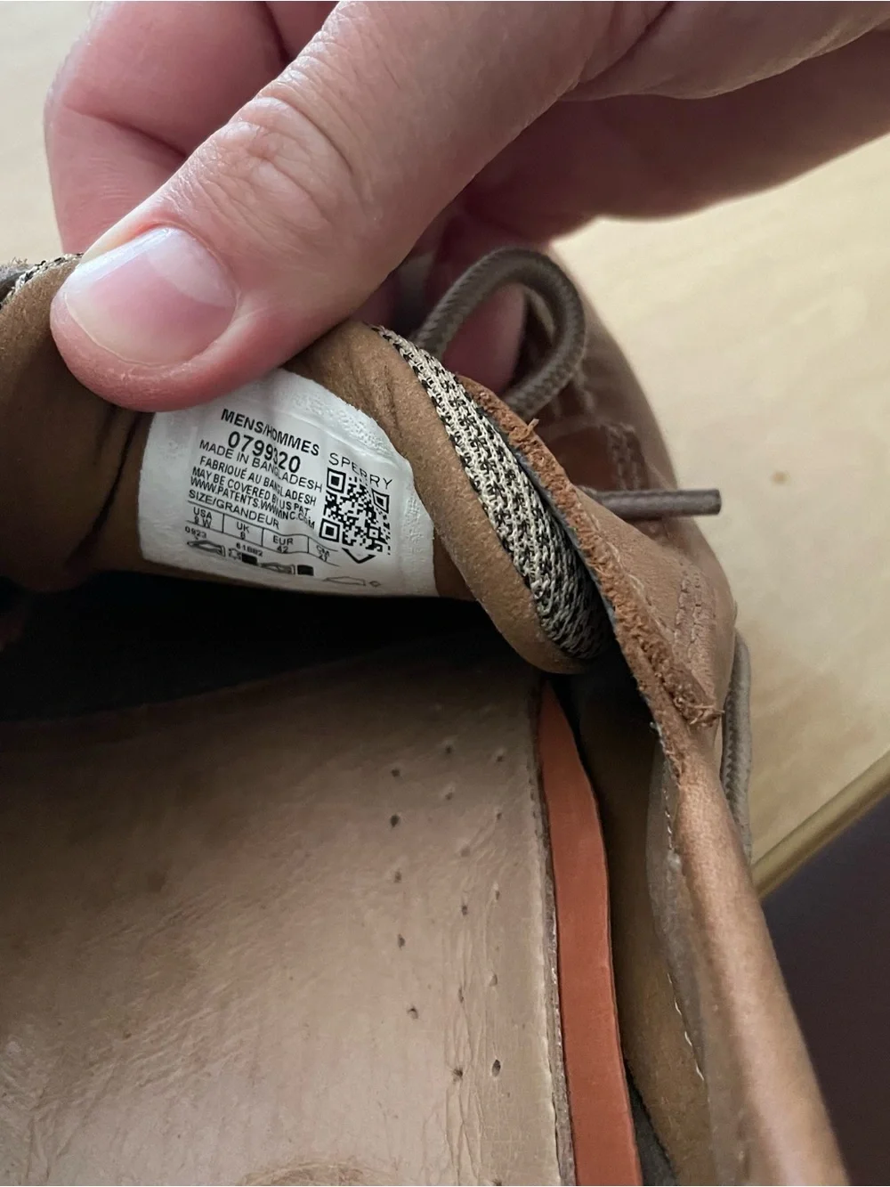 Sperry Classic Tan Leather Boat Shoes